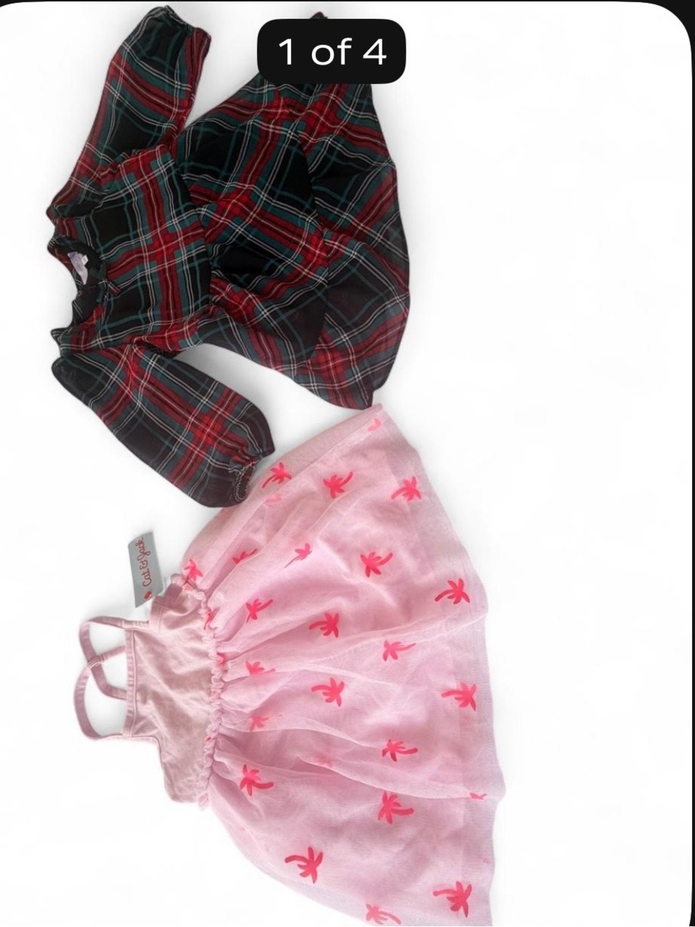 NEW bundle of 2 kids dress. (Cat & jack Draper james) size 18M